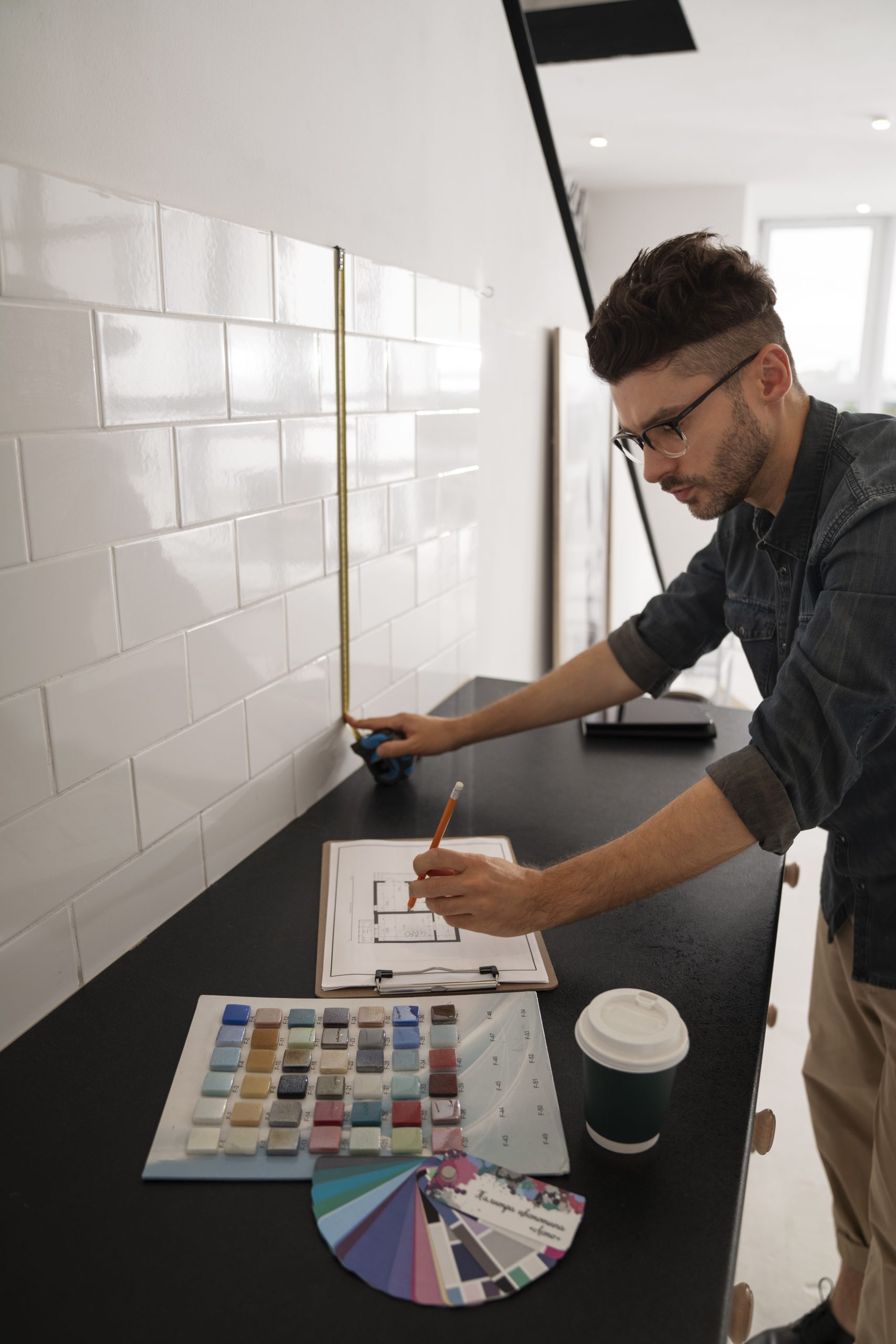 side-view-man-working-project